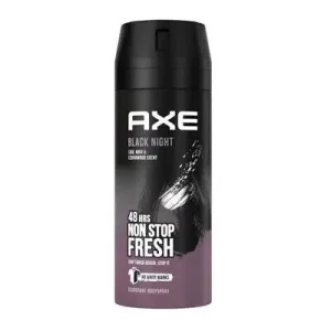 Axe Black Night Cool Mint & Cedarwood Scent Deodorant Body Spray, 150Ml