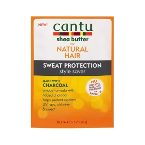 Cantu Sweat Protection Hair Style Saver With Shea Butter & Charcoal, 42G