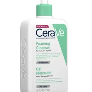 Cerave Foaming Cleanser For Normal To Oily Skin With Hyaluronic Acid, 473Ml
