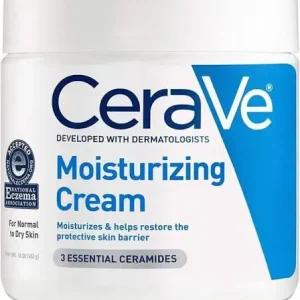 Cerave Moisturizing Cream 48H Body And Face Moisturizer For Dry To Very Dry Skin, 340G