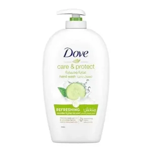 Dove Care & Protect Refreshing Liquid Hand Wash Cucumber & Green Tea Scent - Cruelty Free, 500Ml