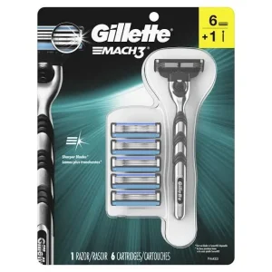 Gillette Mach 3 Plus Men Razor Razor + 6 Cartridge