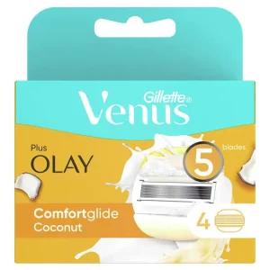 Gillette Venus & Olay Women'S Razor Blade Refills, 4 Pieces