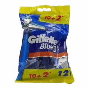 Gillette Blueii Regular Disposable Razors (10+2) Pcs