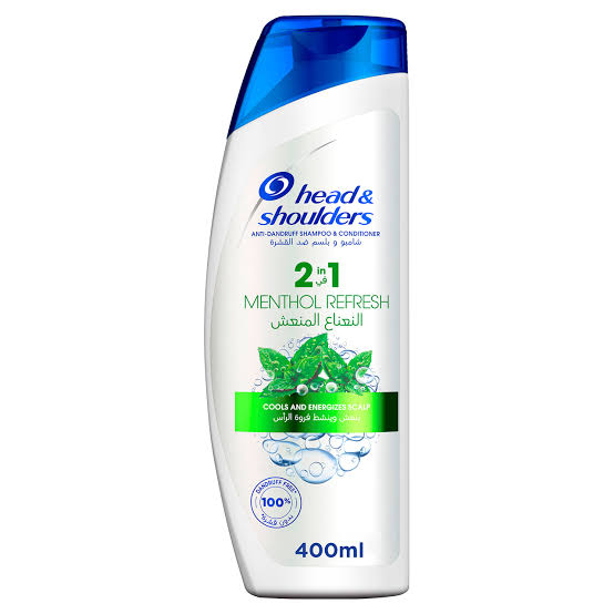 Head & Shoulders Menthol Refresh Anti-Dandruff Shampoo For Itchy Scalp, 400Ml