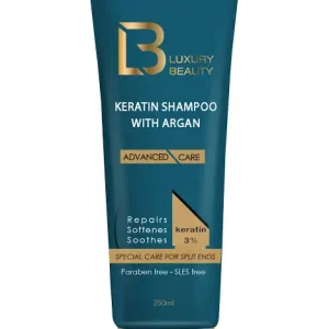 Luxury Beauty Keratin Shampoo With Argan, 250Ml