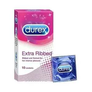 Durex Condoms 10 Pc Extra Ribbed