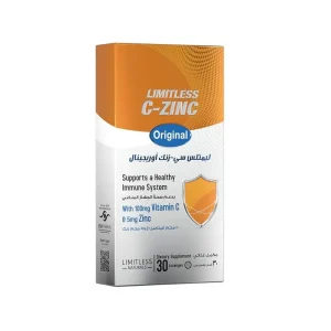 Limitless C-Zinc 30 Tab Lozenges ج