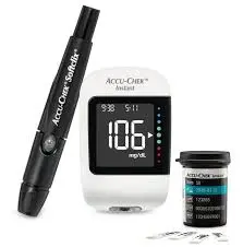 Accu-Chek Instant Blood Glucose Testing Device With Pen