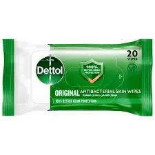 Dettol Anti-Bacterial 20 Wipes 1+2