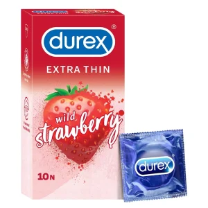 Durex Condoms 12 Pcs Wild Strwaberry