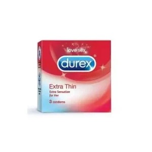 Durex Condoms 3 Pc Extra Thin