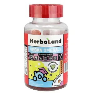 Herba Land Omega Vegan 3 Kids 60 Gummy جديد