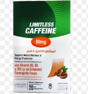 LIMITLESS  CAFFEINE 80 MG  20 PATCHES