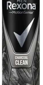 REXONA 24H DEOD SPR.150ML F/M CHARCOAL FRESH