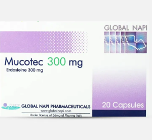 MUCOTEC 300 MG 20 CAP