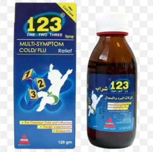 ONE TWO THREE 120 ML SYRUP